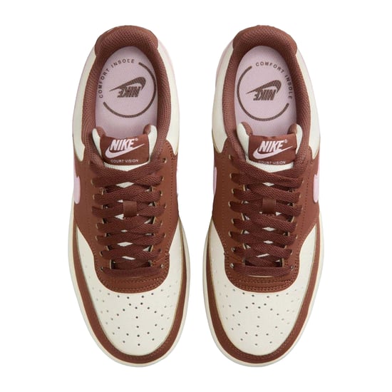 Nike Vision Low Next Nature-sportschoenen voor dames (Bruin/roze) - Image 4