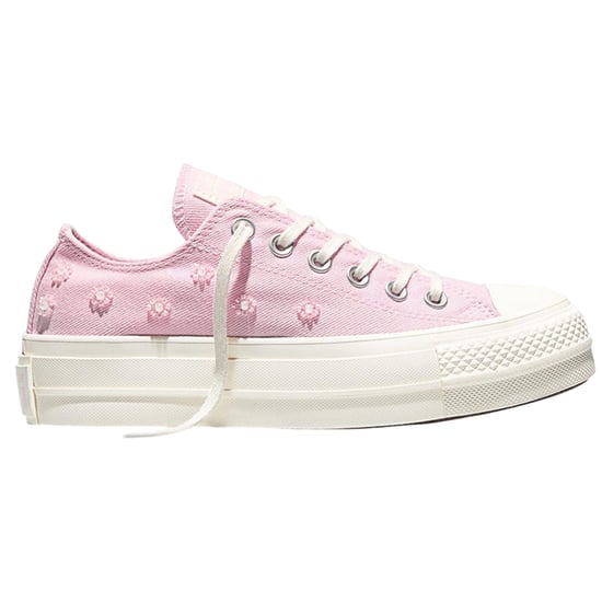 Converse Chuck Taylor Canvas-plattformskor för dam och dam (Bloom) - Image 1