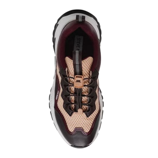 Steve Madden Android-sportschoenen met veters voor dames (Bruin/Wijnrood) - Image 4