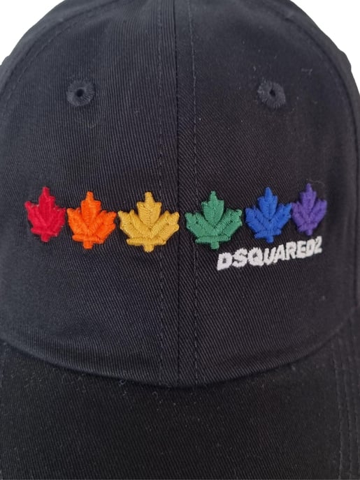 Regnbågslövlogotyp basebollkeps - Image 4