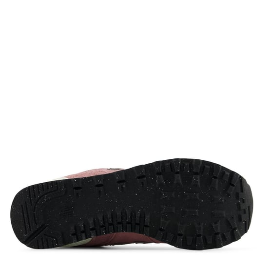 New Balance 574 suède sneakers met sleehak voor dames (Roze) - Image 3