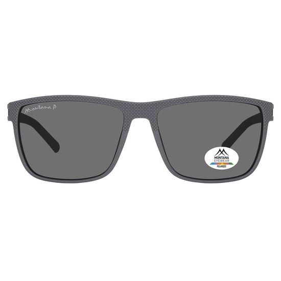 Montana Rectangle Mens Grey Grey Polarized MP198 - Image 1