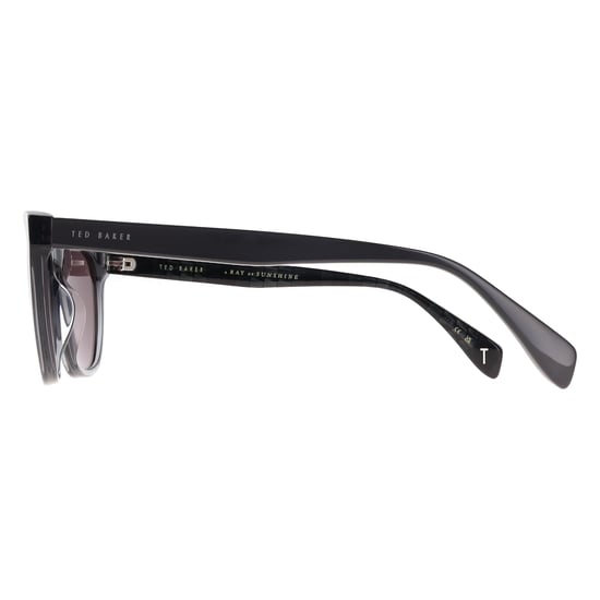 Ted Baker Square Mens Gloss Dark Crystal Grey Grey TB1782 Sorley - Image 3