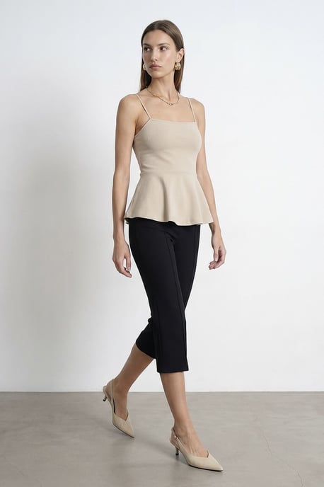 Fitted Square-neck Frilly Cami Top - Image 2