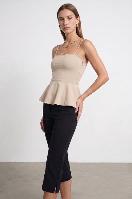 Fitted Square-neck Frilly Cami Top - Image 4