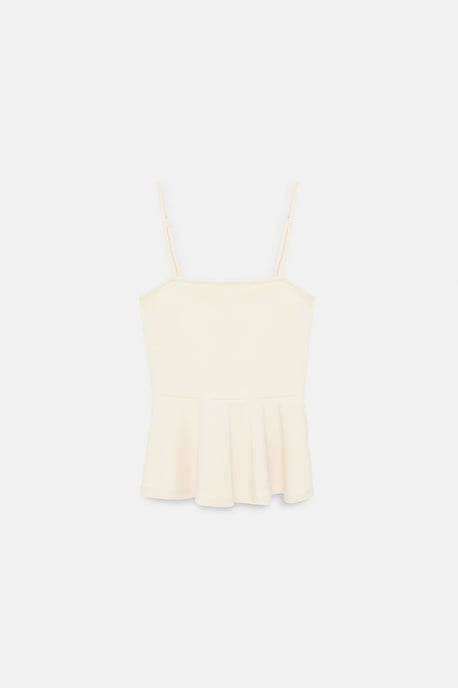 Fitted Square-neck Frilly Cami Top - Image 5