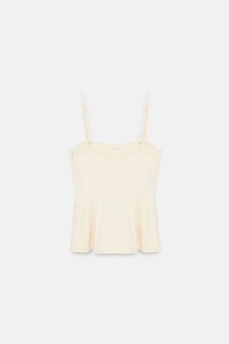 Fitted Square-neck Frilly Cami Top - Image 6