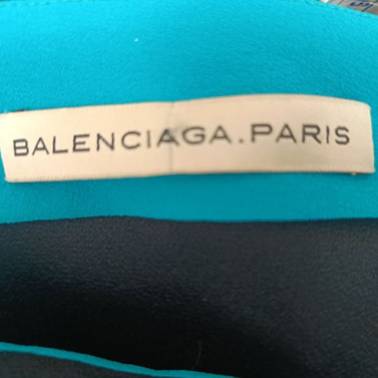 Balenciaga Asymmetrisk Ärmlös Topp i Svart Viskos - Image 5