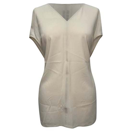 Rick Owens blouse met V-hals in wit acetaat - Image 1