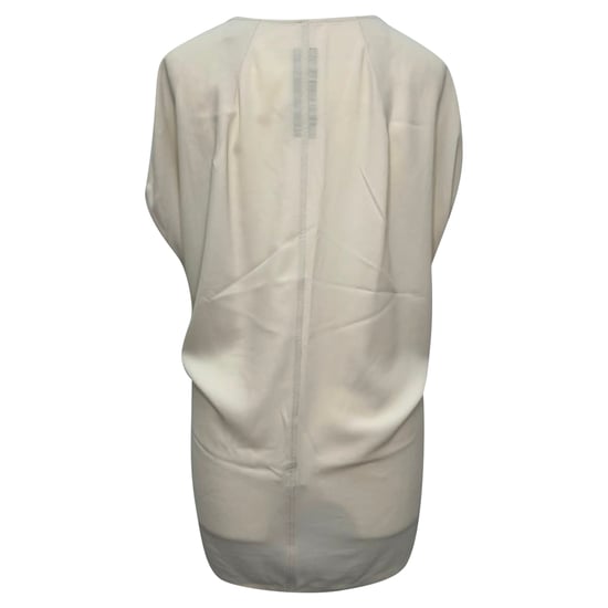 Rick Owens blouse met V-hals in wit acetaat - Image 3