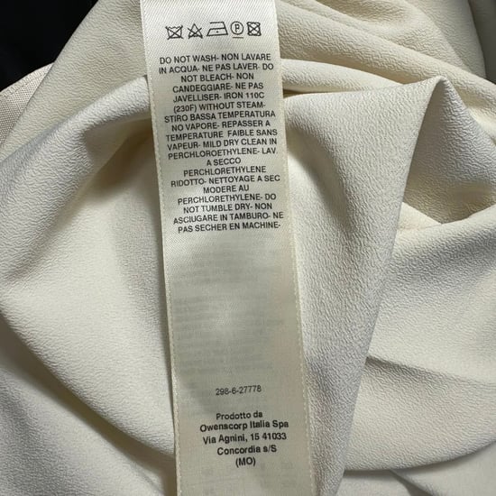 Rick Owens blouse met V-hals in wit acetaat - Image 6