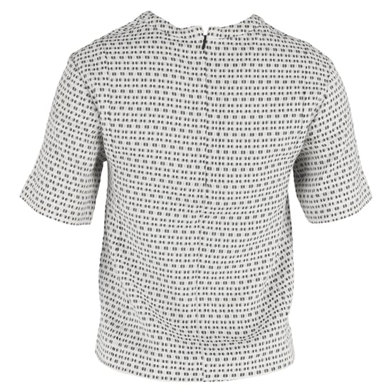 Joseph-mönstrad blus i vit bomull - Image 3