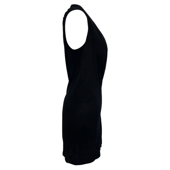 Rick Owens – Lilies – Topp med korsdrag framtill i svart bomull - Image 3