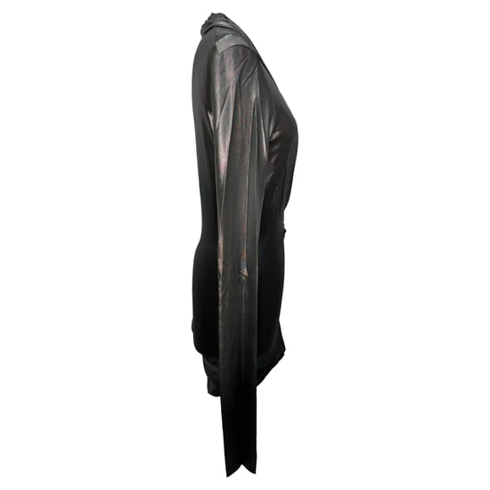 Rick Owens Magnetic Long Sleeve Top in Black Viscose - Image 2