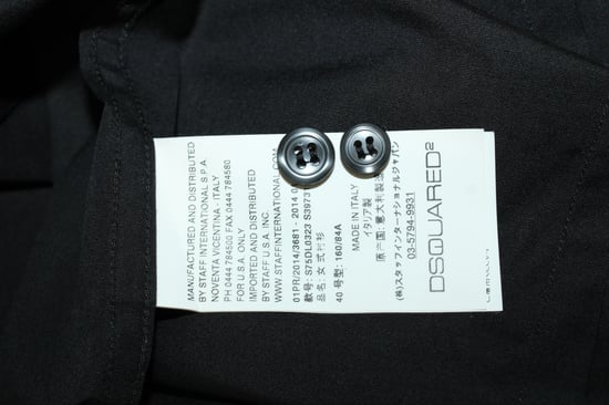 Dsquared2 Långärmad Skjorta med Knappar Framtill i Svart Bomull - Image 5