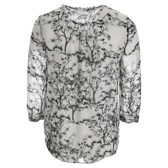 Diane Von Furstenberg Camden bloemenblouse van witte zijde - Image 3