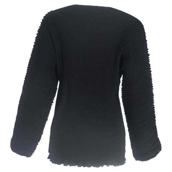 Totême Azores – Svart, slö topp i polyester med båtringning - Image 3