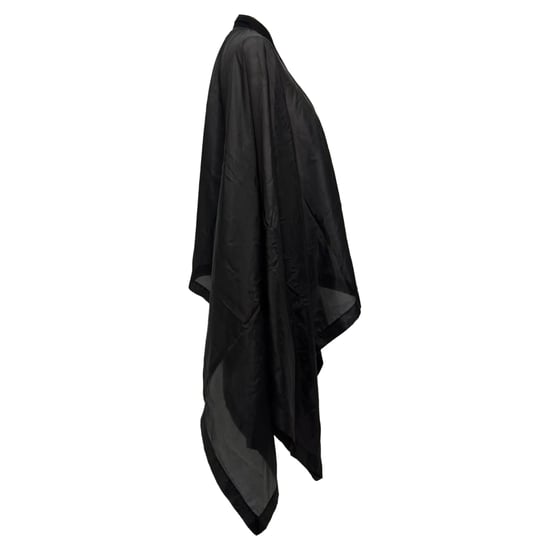 Rick Owens Zip Poncho in zwarte zijde - Image 2