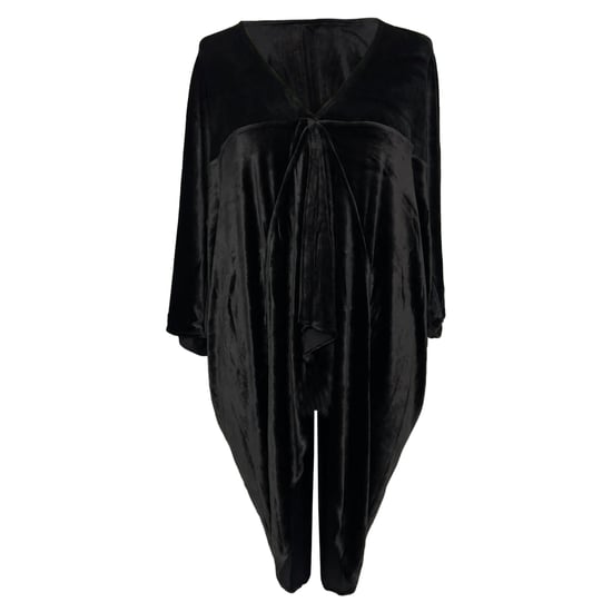 Rick Owens Em oversized top in zwart fluweel - Image 1