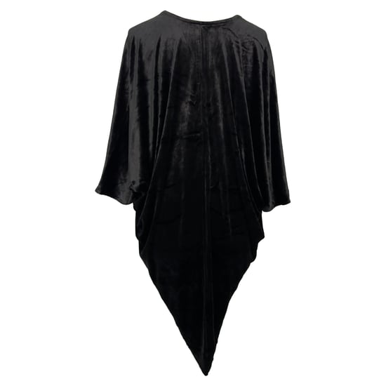 Rick Owens Em oversized top in zwart fluweel - Image 3
