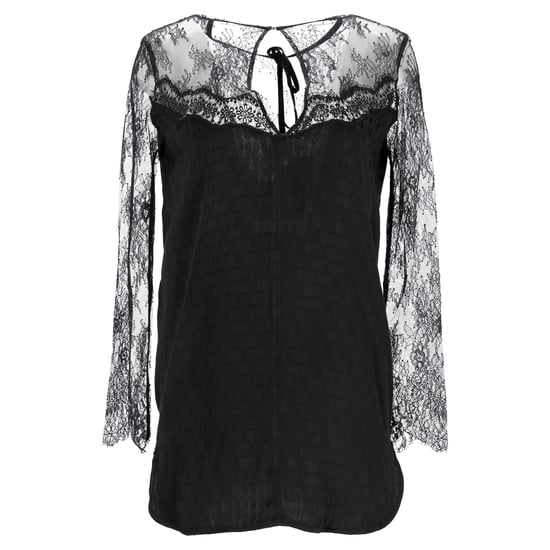 Sandro Paris blouse met kanten details in zwart polyester - Image 1