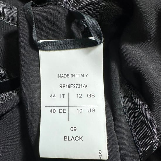 Rick Owens wikkelblouse in zwart fluweel - Image 5