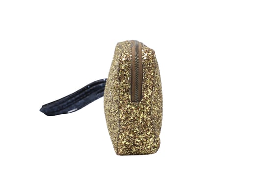 Anya Hindmarch Twinkle Clutch in Gold Glitter - Image 4
