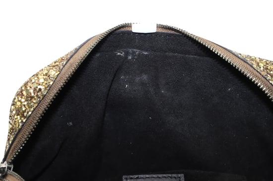 Anya Hindmarch Twinkle Clutch in Gold Glitter - Image 5
