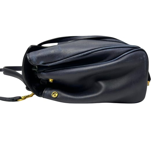 Balenciaga Rodeo liten axelväska i marinblått läder - Image 5