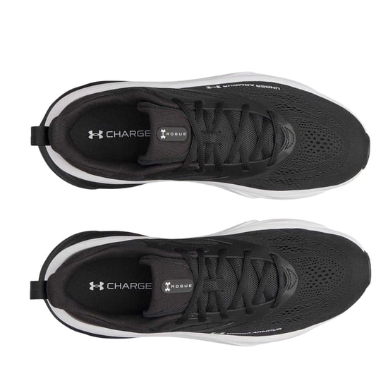 Under Armour Mens Rogue 6 Trainers (Black/White) - Image 3