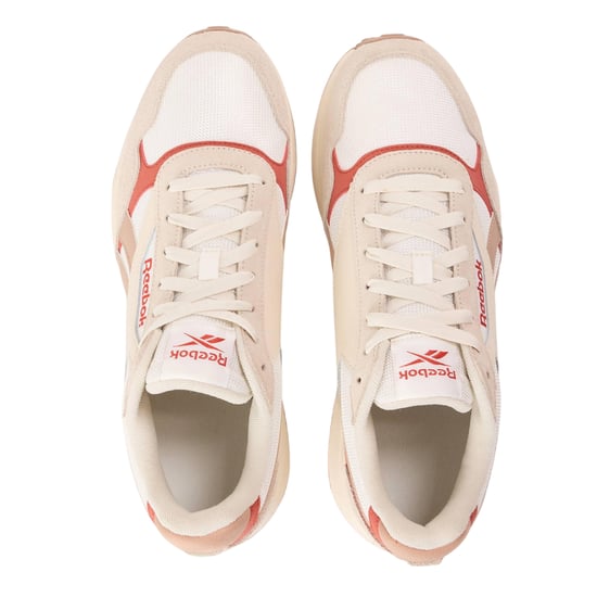 Reebok Glide DMX Mesh-träningsskor för herr (Kritgrå/röd) - Image 3