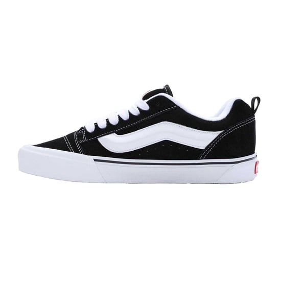 Vans Mens Knu Skool Padded Suede Skate Shoes (Black/White) - Image 2