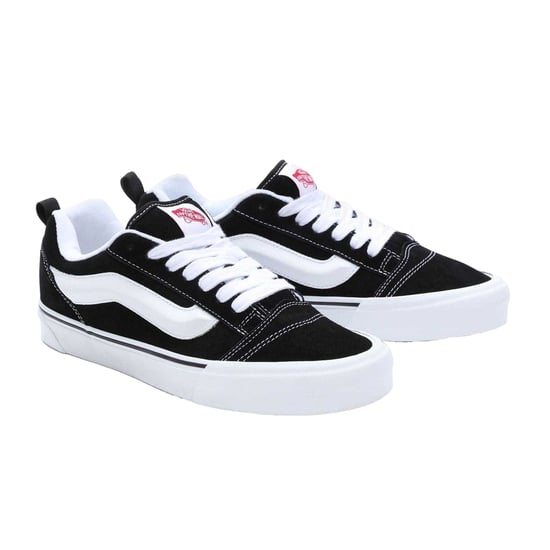 Vans Mens Knu Skool Padded Suede Skate Shoes (Black/White) - Image 4