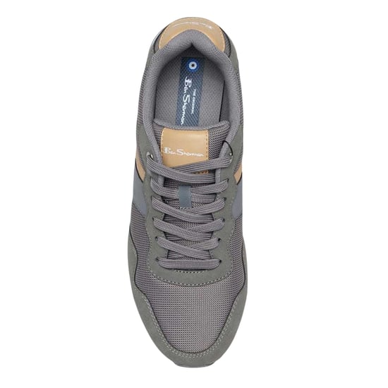 Ben Sherman Platte sneakers met logo voor heren (Grijs/Bruin) - Image 4