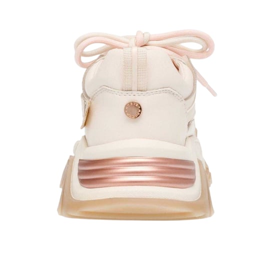 Steve Madden Womens/Ladies Kingdome Low Trainers (Cream/Rose Gold) - Image 2