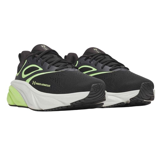 Under Armour Mens Rogue 6 Trainers (Black/Lime) - Image 5