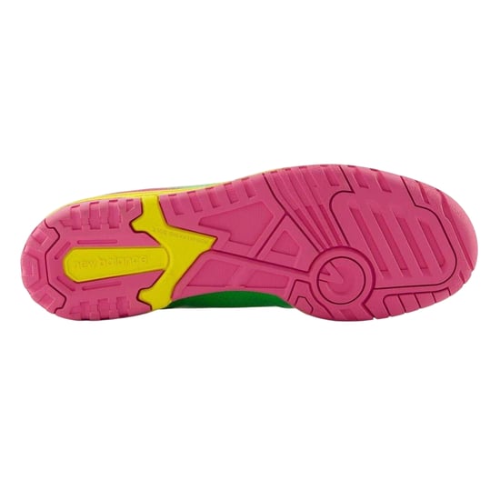 New Balance Dames 550 Neon leren sportschoenen (Groen/Roze/Geel) - Image 3