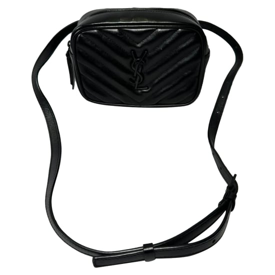 Saint Laurent Lou Belt Bag in Black Calf Leather - Image 2