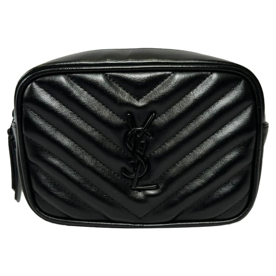 Saint Laurent Lou Belt Bag in Black Calf Leather - Image 4