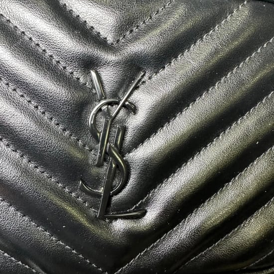 Saint Laurent Lou Belt Bag in Black Calf Leather - Image 6