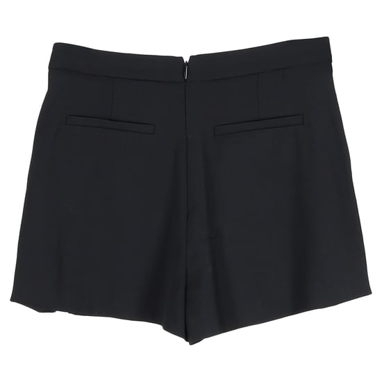 RED Valentino – Utsmyckad minikortbyxa i svart viskos - Image 2