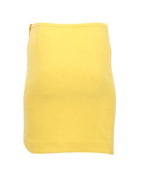 Ba&Sh Dora minikjol i gul polyester - Image 3