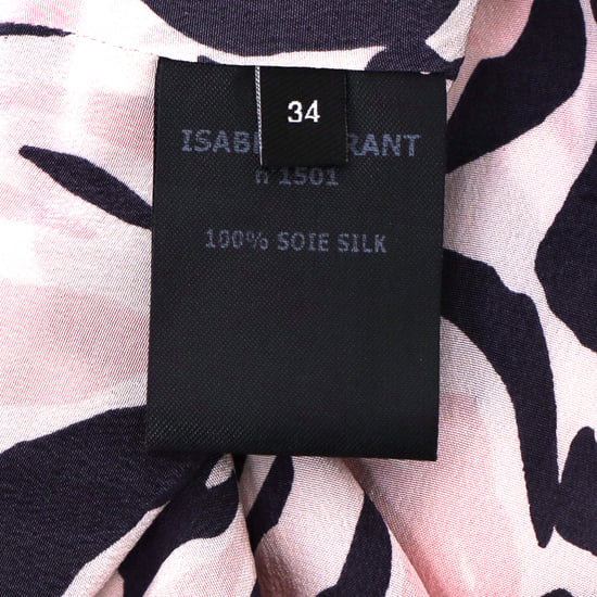 Isabel Marant Mönstrad Omlottkjol i Rosa Siden - Image 5