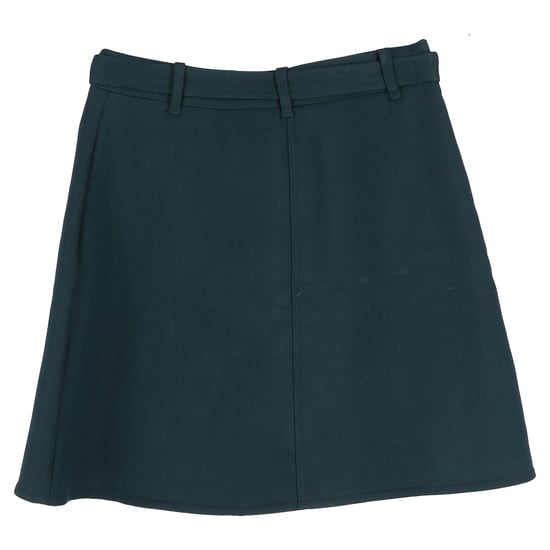 Maje Jibrali minirok met knoopjes in groene polyester - Image 2