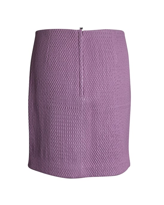 Gewatteerde rok van Bottega Veneta in roze leer - Image 3