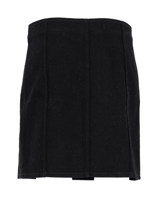 Givenchy minirok met panelen en hangslotdetails in zwart katoen - Image 3