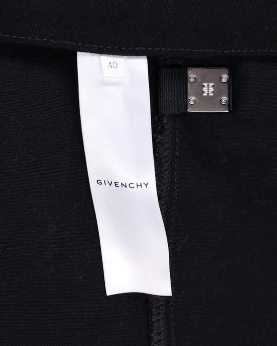 Givenchy minirok met panelen en hangslotdetails in zwart katoen - Image 4