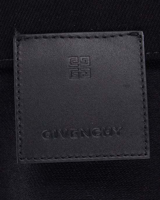 Givenchy minirok met panelen en hangslotdetails in zwart katoen - Image 5