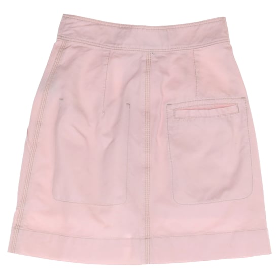 Isabel Marant minirok met ritssluiting aan de voorkant in roze katoen - Image 2