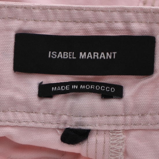 Isabel Marant minirok met ritssluiting aan de voorkant in roze katoen - Image 3